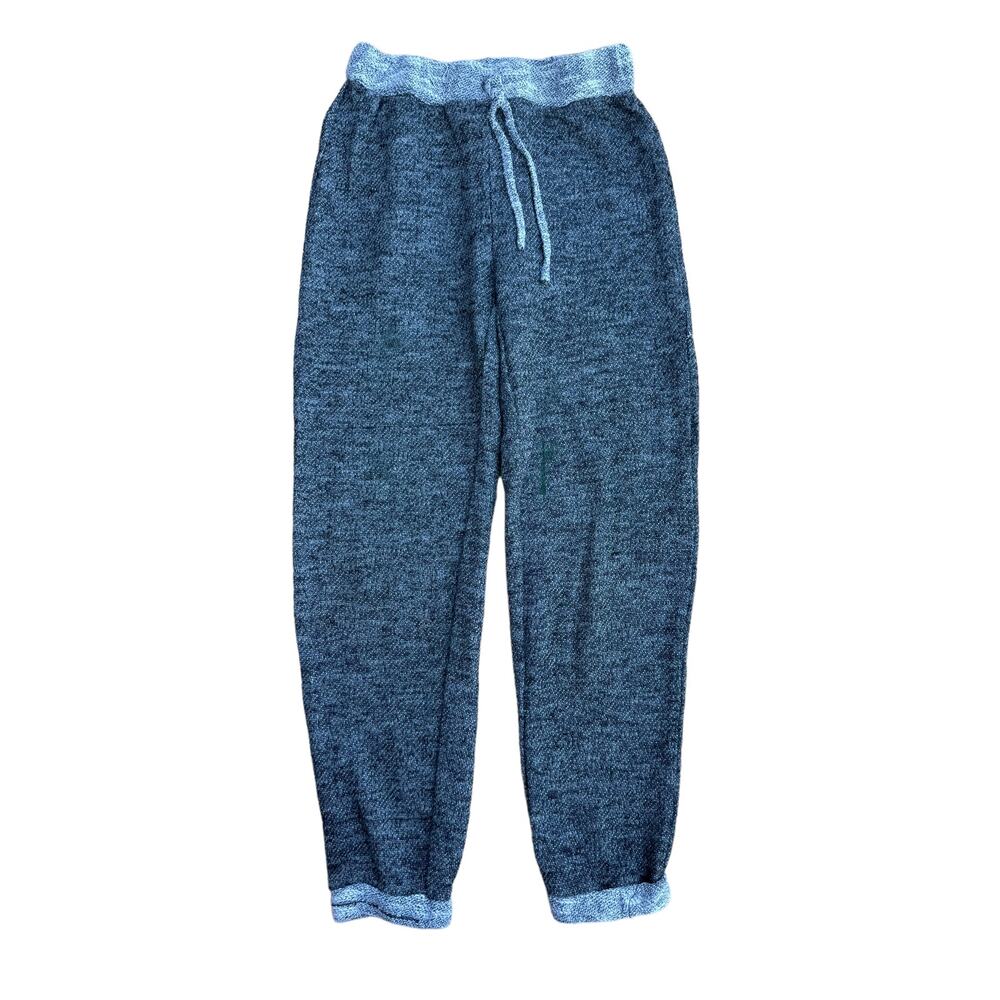 Bongo Girls Heather Gray Terry Elastic Waist Fold Up Hem Pullon Jogger Pants M